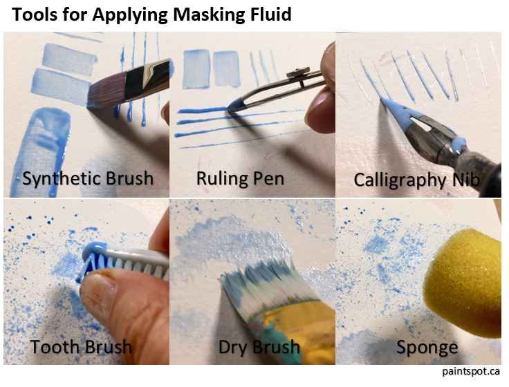 Masking Fluid for Watercolours - The Paint Spot - Art Supplies and Art  Classes, Edmonton